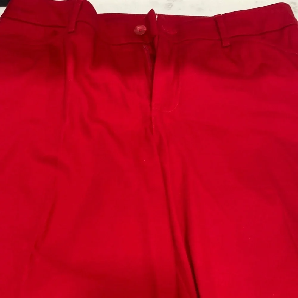 St. John’s bay red capris 14 - Picture 2 of 3